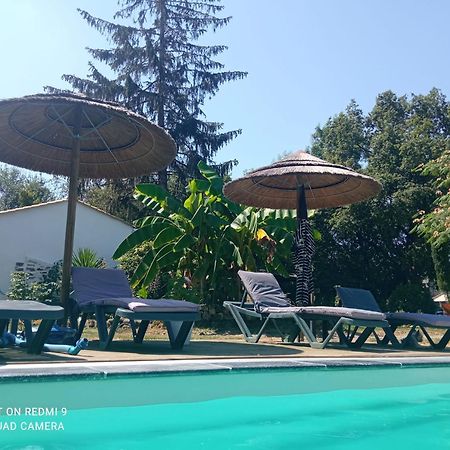Mas Des Vignes Piscine Chauffee Acomodação com café da manhã Le Champ-Saint-Pere Exterior foto